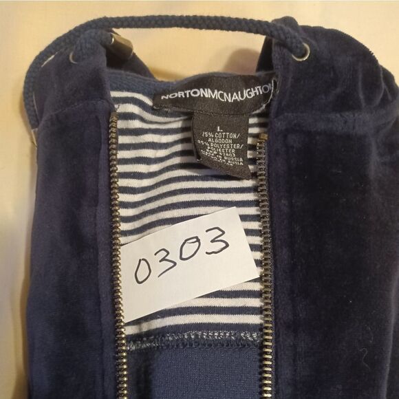 Norton McNaughton Velour Hoodie Size: L (0303) - Picture 7 of 7